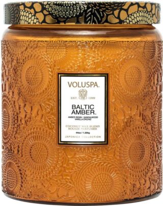 Voluspa Luxe Jar Candle Baltic Amber, 1250 g Voluspa Tuoksukynttilät