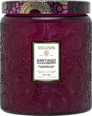 Voluspa Luxe Jar Candle Santiago Huckleberry, 1250 g Voluspa Tuoksukynttilät